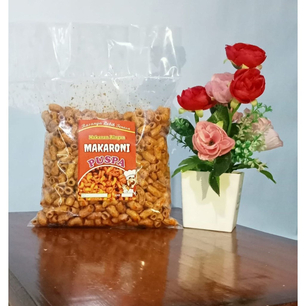 

Puspa snack cemilan ringan Makaroni Bantet Pedas 500gr