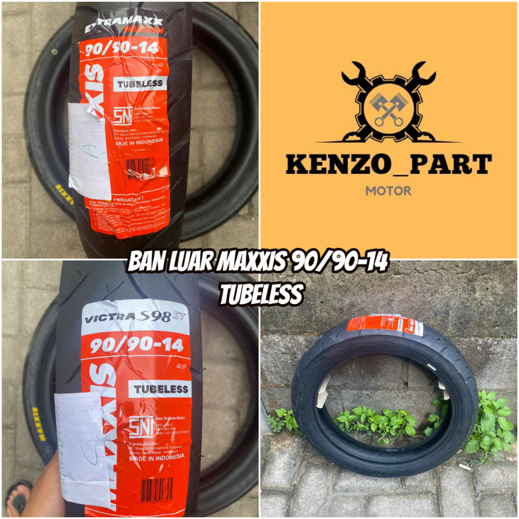 BAN LUAR MOTOR MAXXIS 90/90-14 TUBLESS || BAN LUAR MATIC || BAN LUAR MAXXIS 90/90-14 TUBLESS