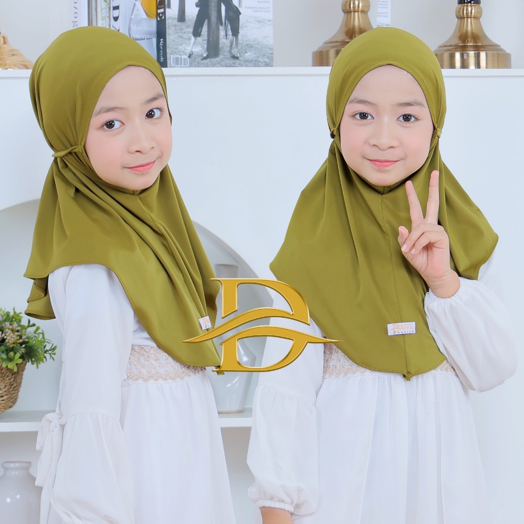 Bergo Maryam Anak Sekolah//Bergo Anak Jersey Premium