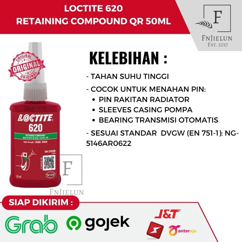 

Super promo Loctite 62 Lem Retaining Compound 5ml QYM