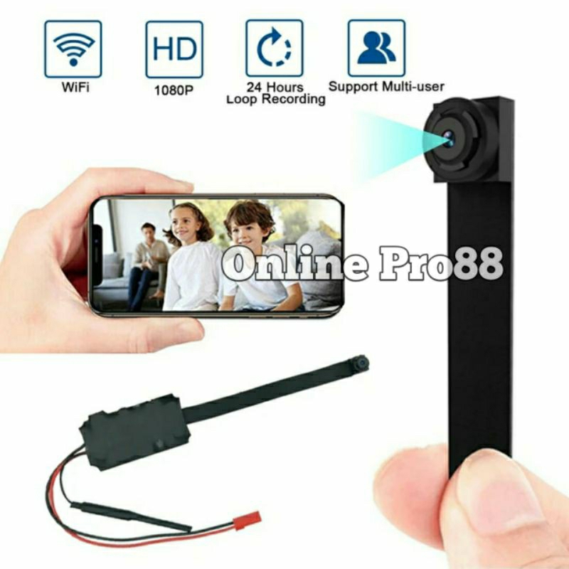 Camera SPY Mini Camera Pengintai Tersembunyi 8MP Full HD