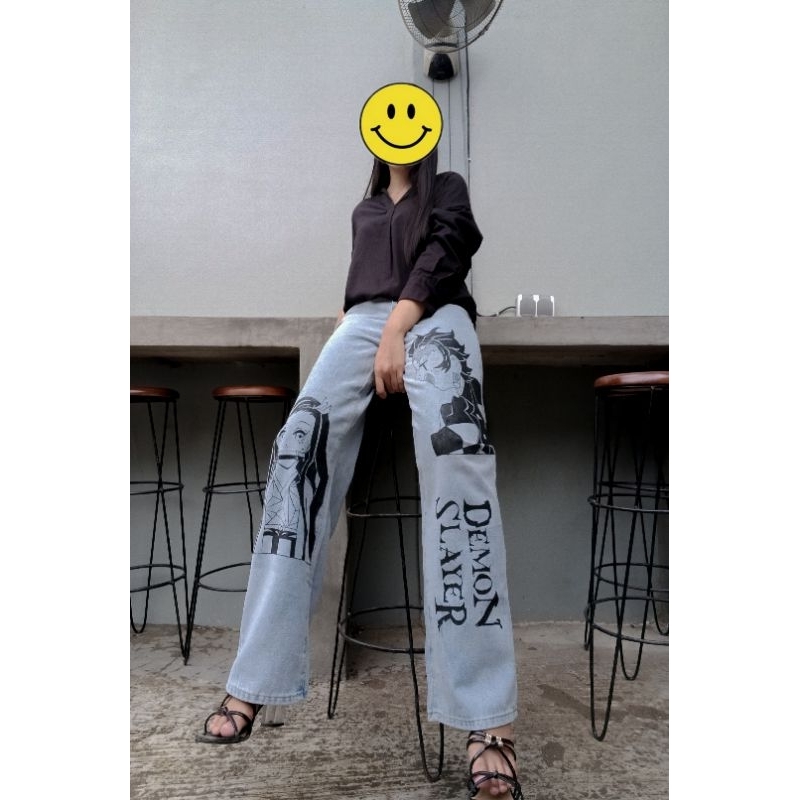 FAITMAIN JEANS DEMONS JEANS PAINTING