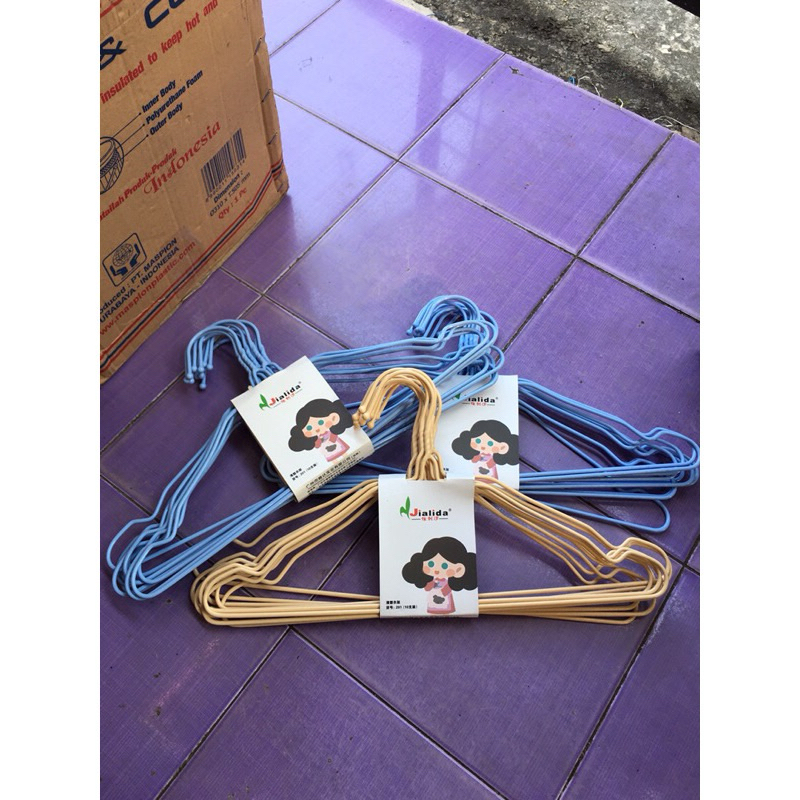 kastok kawat tebal jialida - kapstok kawat bahan tebal