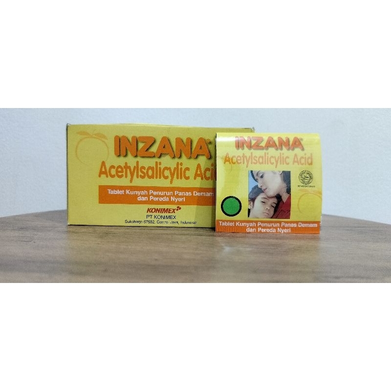 Inzana tablet | Inzana obat demam anak