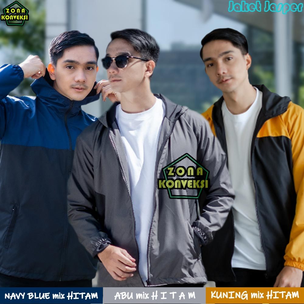 JAKET JASPER WINDBREAKERS SERIES | JAKET STYLISH RIDING PRIA WANITA