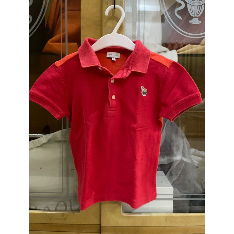 Preloved Paul Smith Junior Red Polo Shirt for Boy Baju Imlek