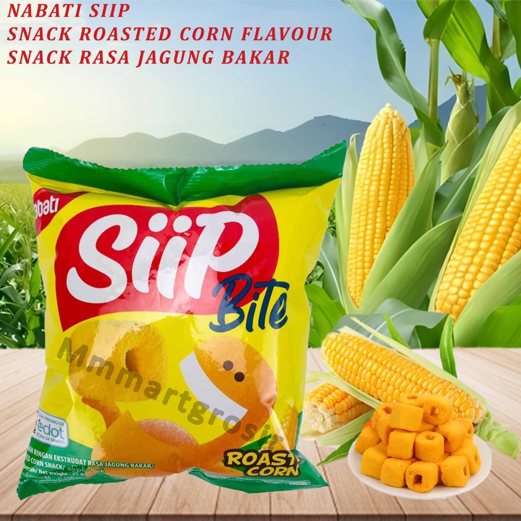 

Nabati Siip / Snack Roasted Corn Flavour / Rasa Jagung Bakar / 19gr