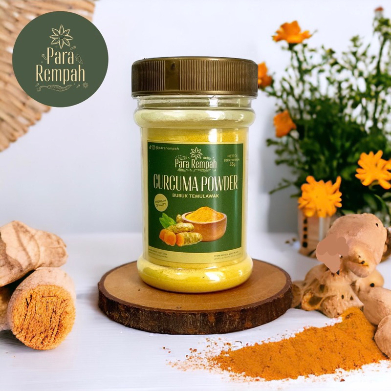 

Temulawak Bubuk / Curcuma Powder Kualitas Premium Quality - Para Rempah Bumbu Dapur Spices Herbs Cooking pararempah jamu herbal