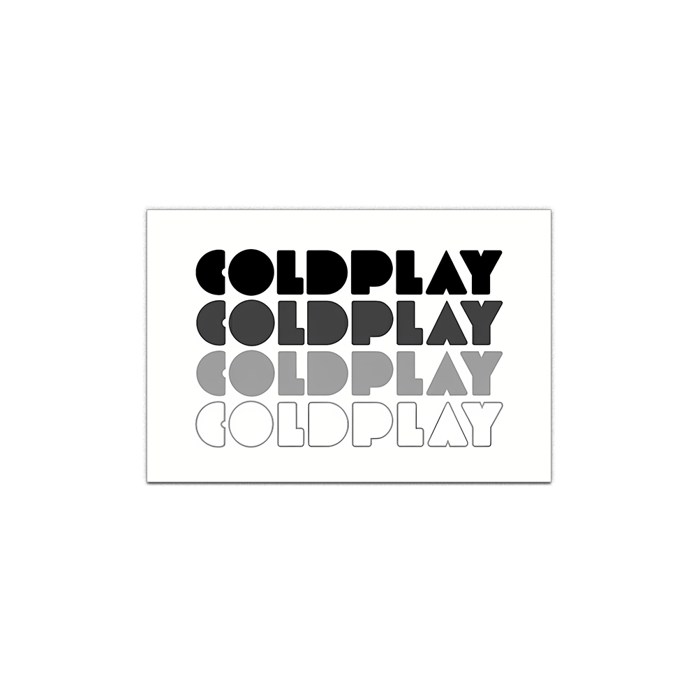 

Stiker Musik Coldplay