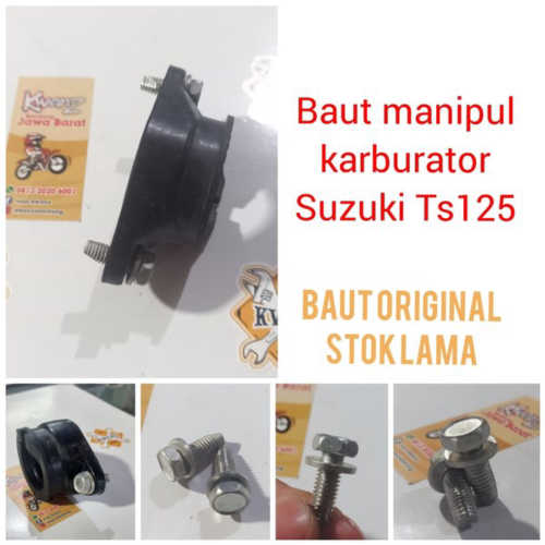 Dijual baut manipul karbu Suzuki TS125 baut manipul karburator Suzuki TS125 baut karet manipul karbu