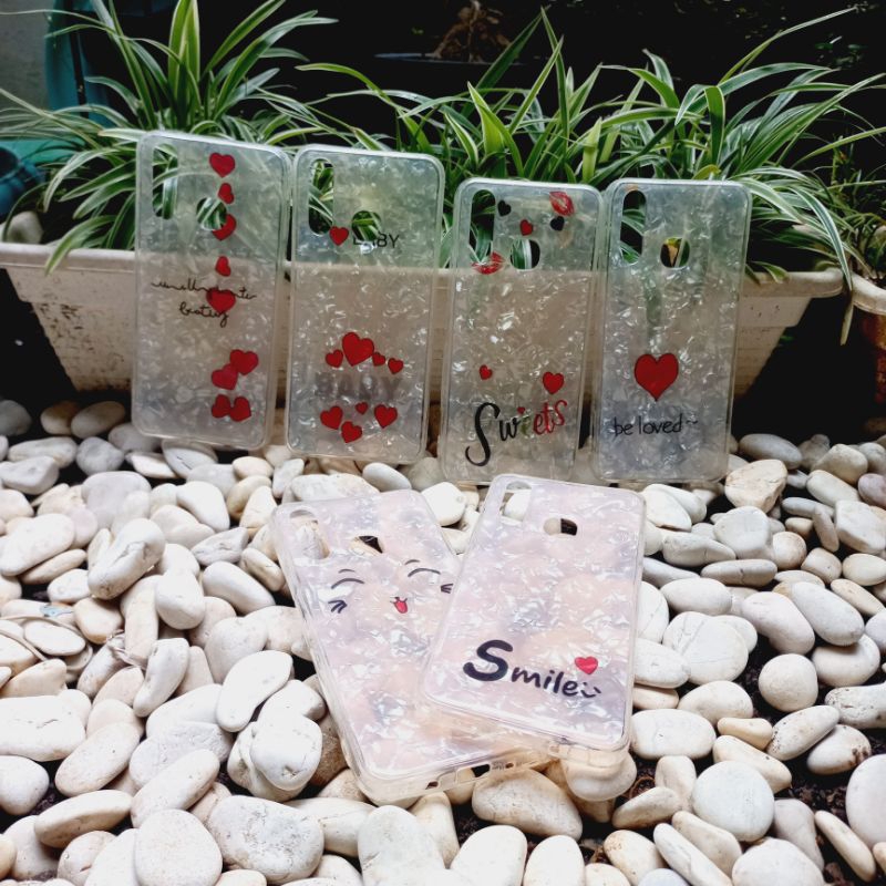 Softcase Vivo 1915 Case Motif Love + Pop socket Vivo Y19