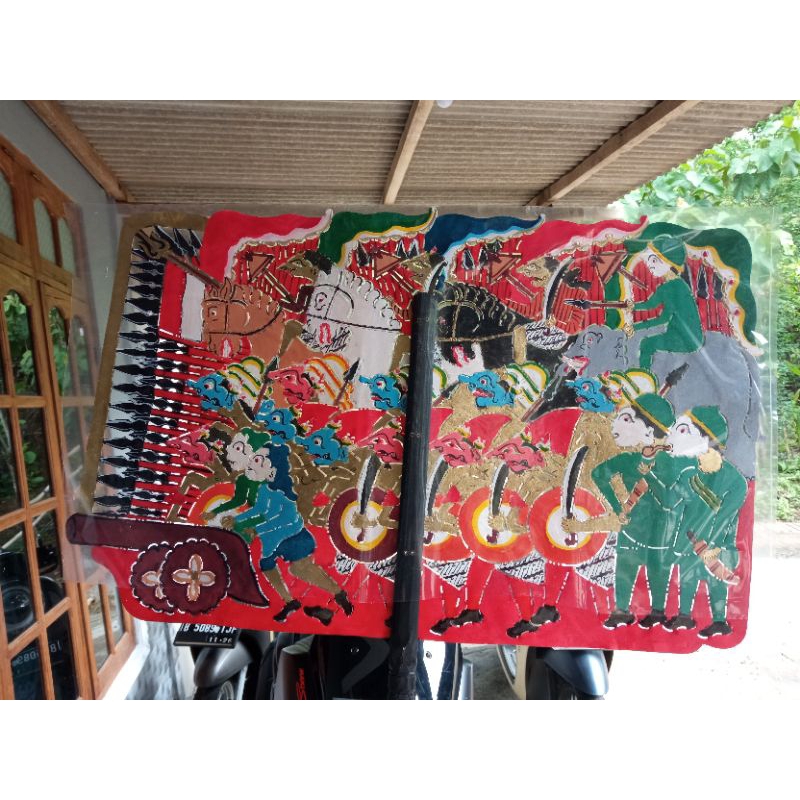 Wayang kulit asli Indonesia AMPYAK/RAMPOGAN