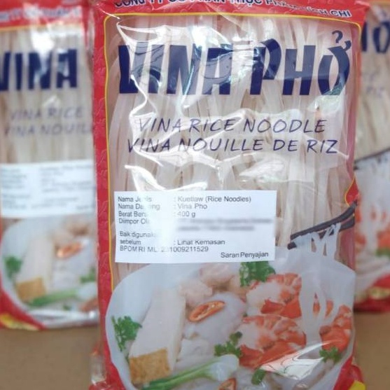 

TTFR5145 Stok terbaru Vina Pho Rice Noodle Kwetiaw Vietnam 4gr