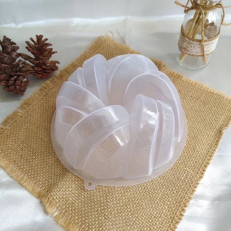 (Twist) Cetakan Twister - Cetakan Puding Twister - Cetakan Agar Coklat