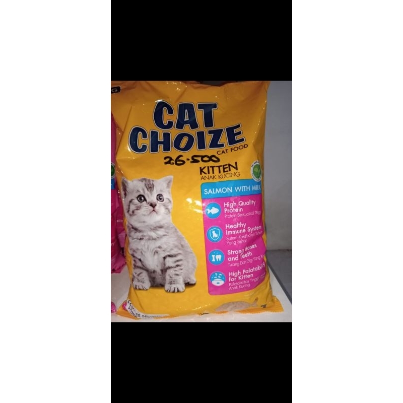 CAT CHOIZE KITTEN / CAT CHOIZE ANAK / CAT CHOIZE KUNING / CAT CHOIZE SALMON KITTEN /CAT CHOIZE SALMO