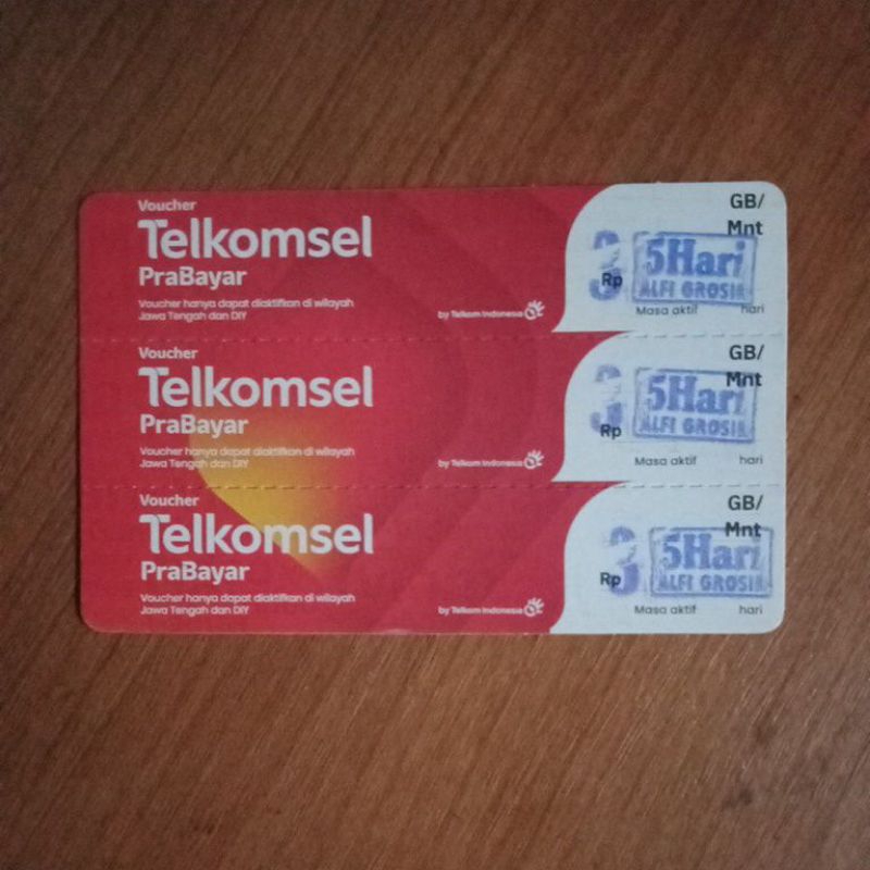 Voucher Telkomsel 3GB/5 Hari | Voucher Telkomsel Murah