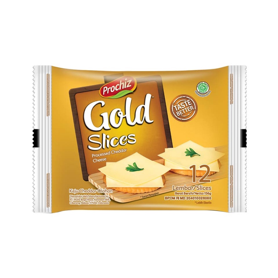 

YLQS2283 TEBUS MURAH Keju Prochiz SLICE GOLD isi 12 Slices