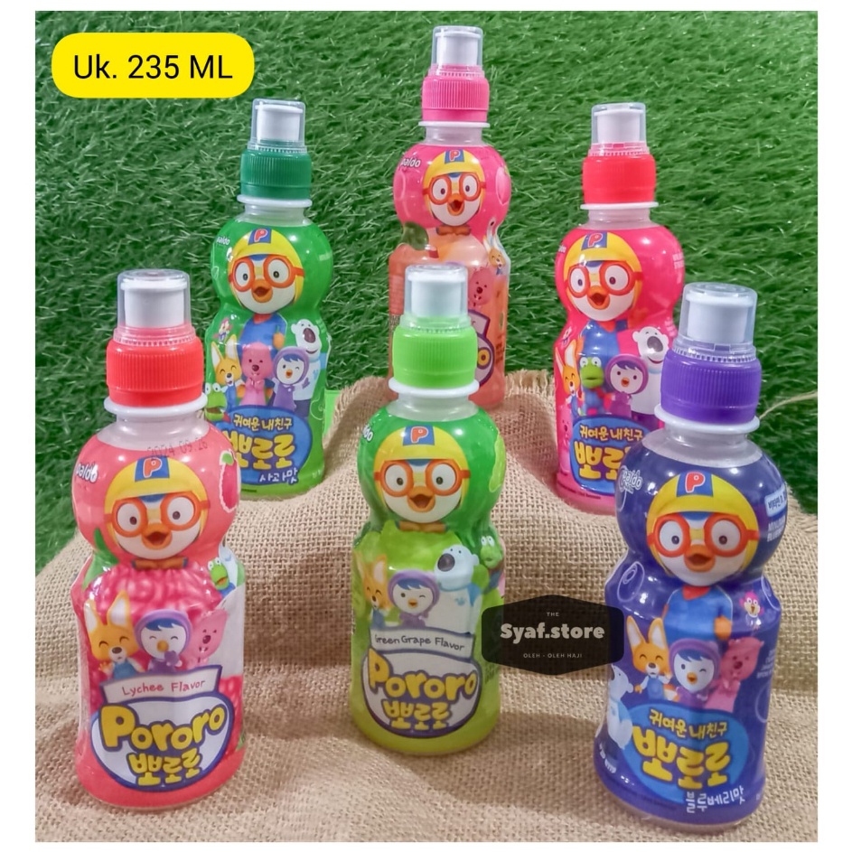 

MZSZ9876 READY STOK Pororo drink minuman anak 235 ml halal dan termurah