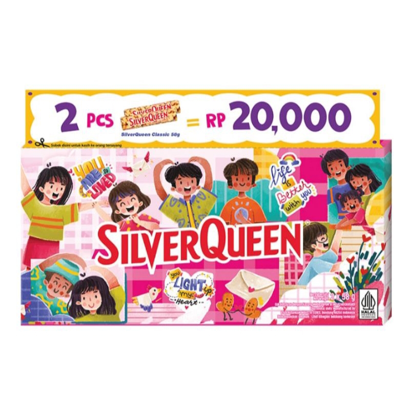 

SILVER QUEEN BUY 1 GET 1- 58gram