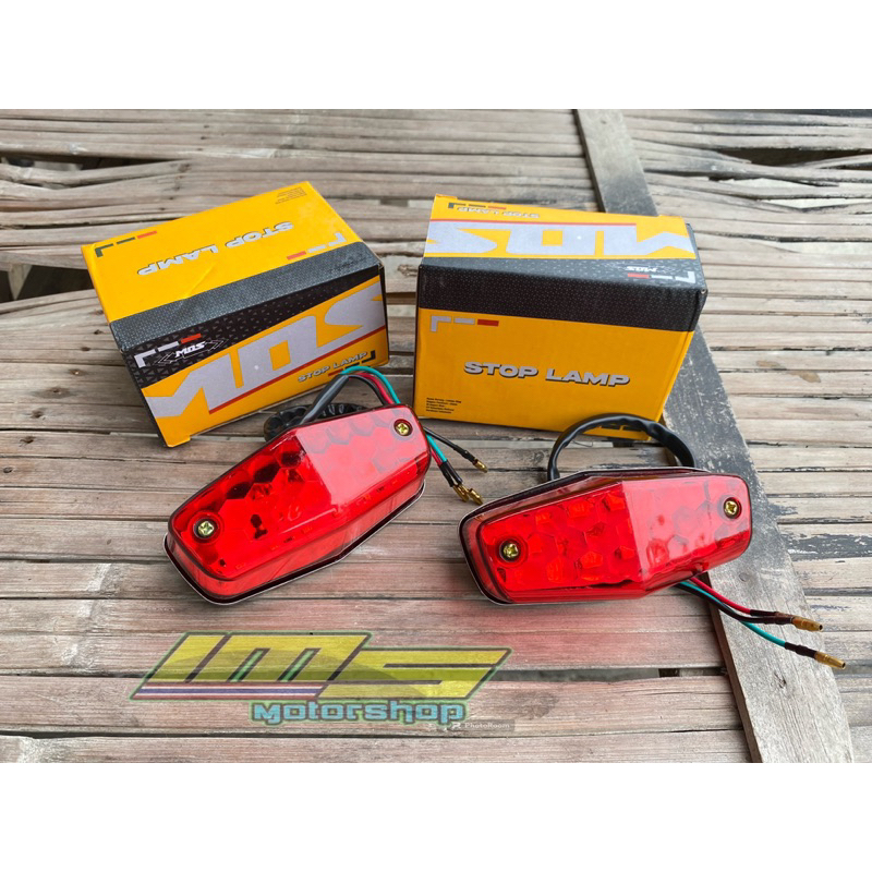 Stoplamp CB Model Bsa Led Lampu Stop Cb Bsa led Merah Smoke