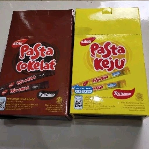 

Pasta keju pasta cokelat 1pak isi 30pcs