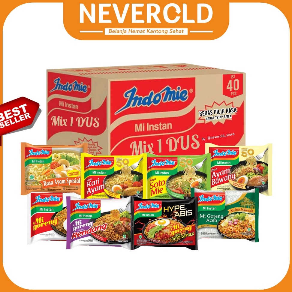 

XCWC9737 Ready Stok INDOMIE 1 DUS ISI 4 BISA CAMPUR