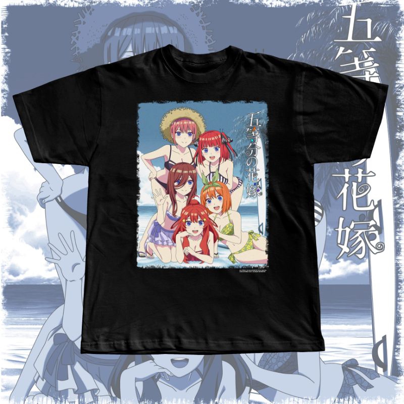 Kaos Anime Go-Toubun No Hayanome Bootleg Tshirt