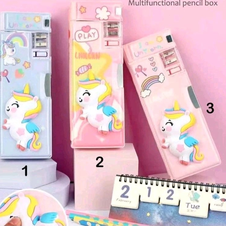 

Kotak Pensil Magnet Squishy Premium Unicorn Random