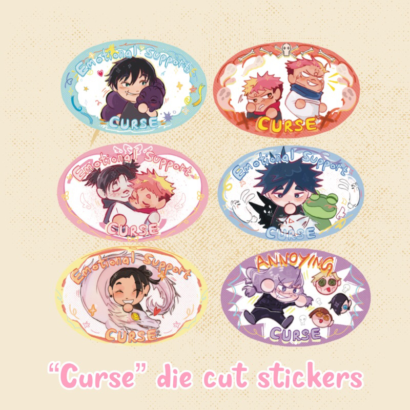 

TAKE ALL CURSE STICKERS