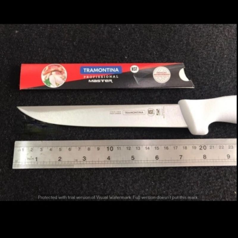 PISAU DAPUR 7 INCH BONER PISAU TRAMONTINA ORIGINAL PISAU SEMBELIH AYAM BEBEK KELINCI BONING 18 CM PE