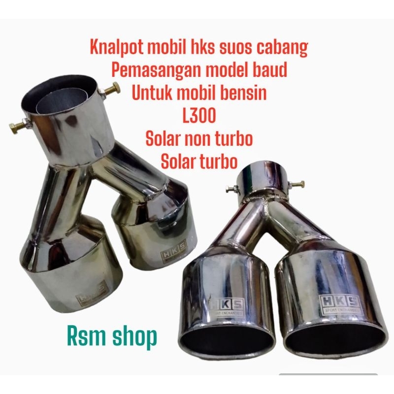 Knalpot mobil hks suos cabang jet bus pemasangan model baud