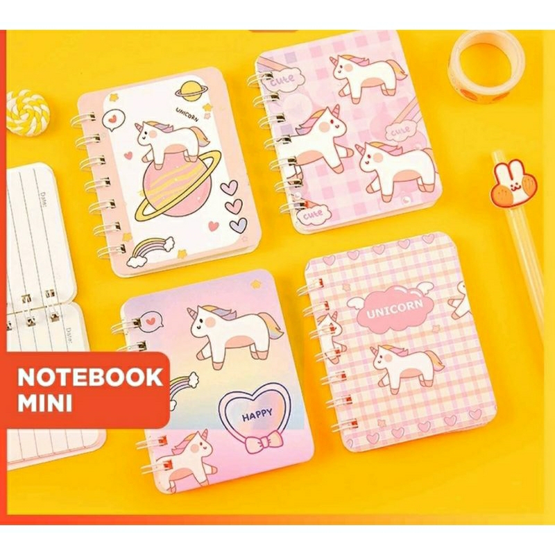 

Notebook Mini A7 Buku Tulis Sekolah Book Catatan Kecil 80 Lembar Kartun Stationery Alat Tulis Perlengkapan Sekolah