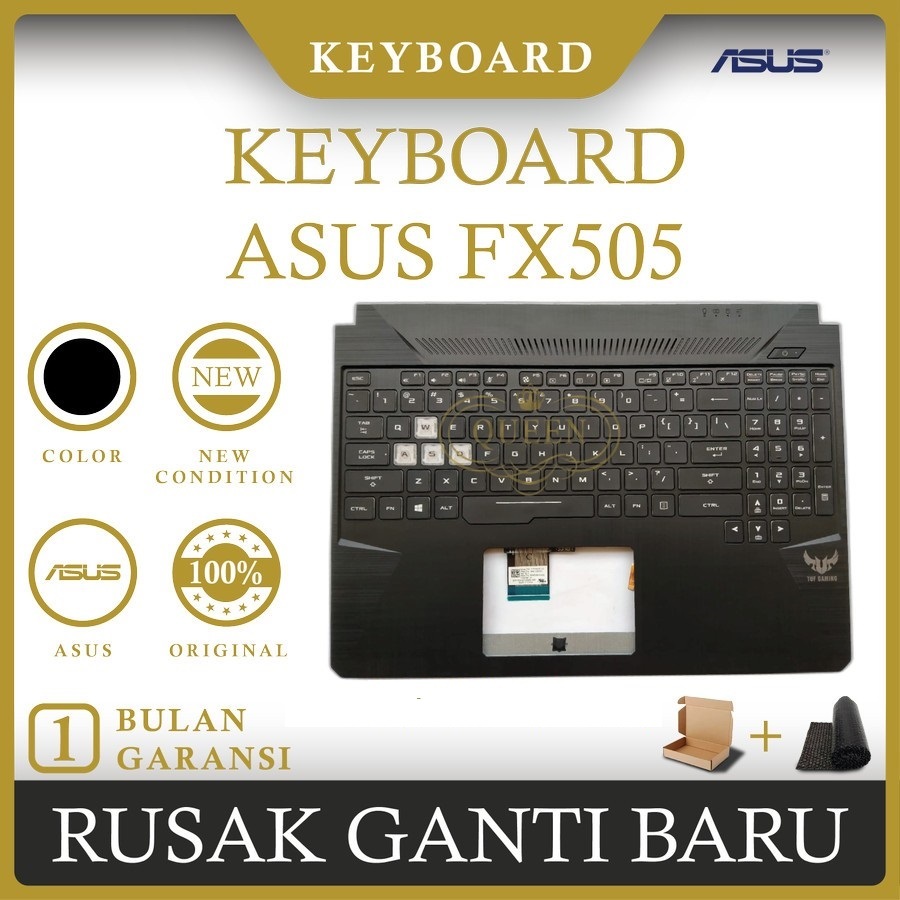 KEYBOARD LAPTOP ASUS TUF FX505 FX505GE SERIES ORIGINAL