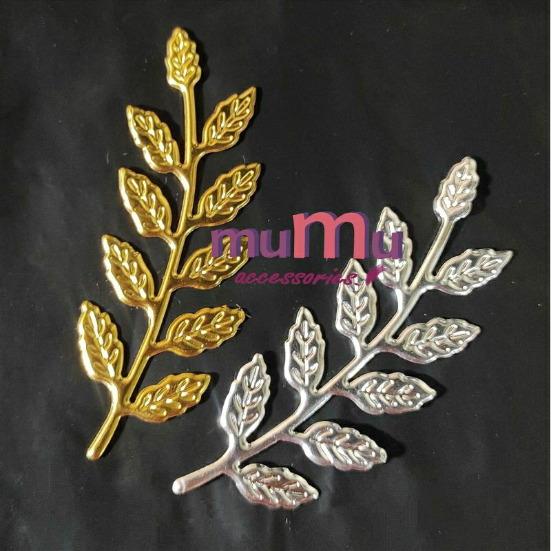 Lempeng lempengan daun bahan aksesoris seserahan mahar mahkota