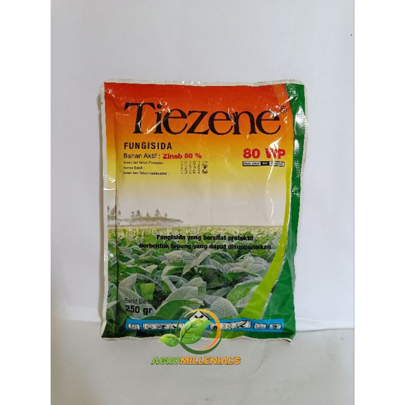 fungisida TIEZENE 80 WP bahan aktif Zineb 80%  250gr