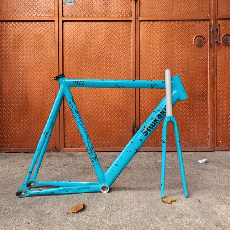 Frameset Pizz Shukaku Alloy Fixie Fixed Gear Pursuit