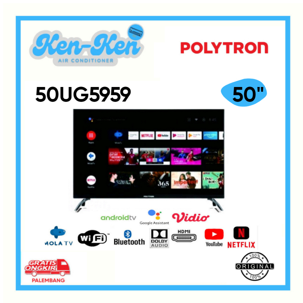 TV LED Polytron 50UG5959 LED Polytron 50 Inch Android TV