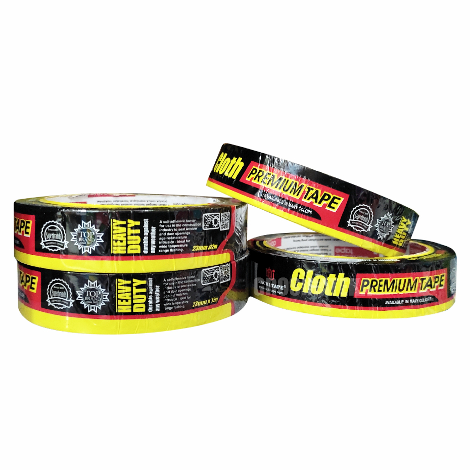 

OPP, ISOLASI, LAKBAN, CLOTH TAPE 1 INCI NACHI 23MM
