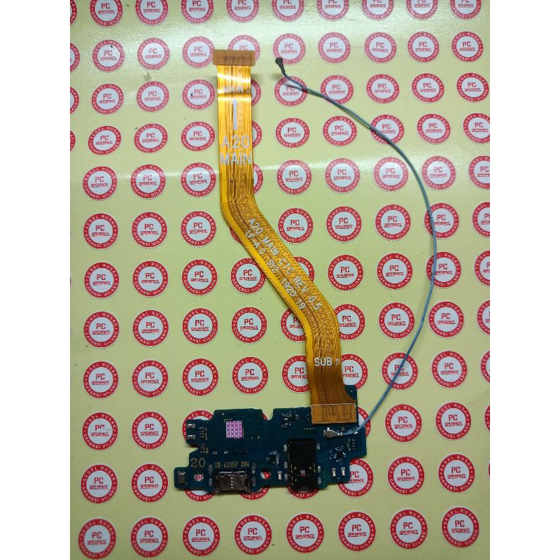 set flexible cas Samsung a20 ori copotan