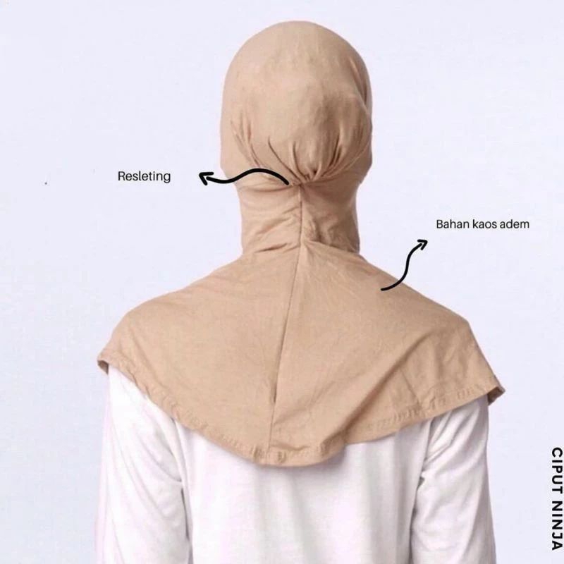 Ciput Ninja resleting bahan rayon