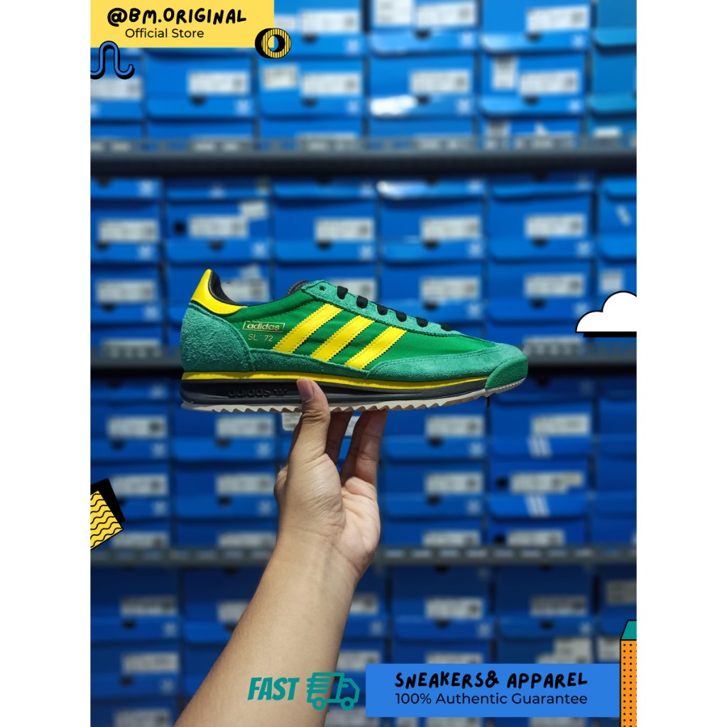 Adidas SL 72 RS Green Yellow Core Black IG2133