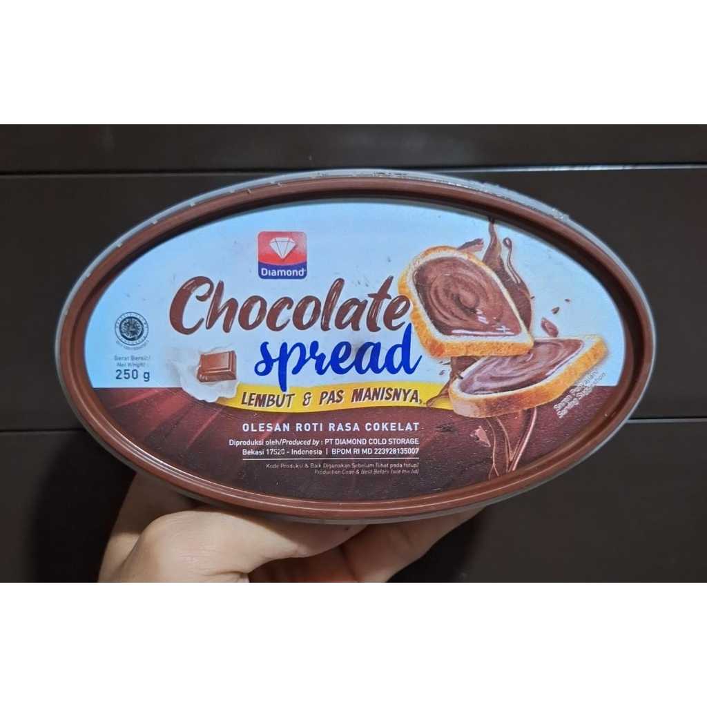 

DIAMOND COKELAT PASTA // CHOCOLATE SPREAD // OLESAN COKELAT 250gr