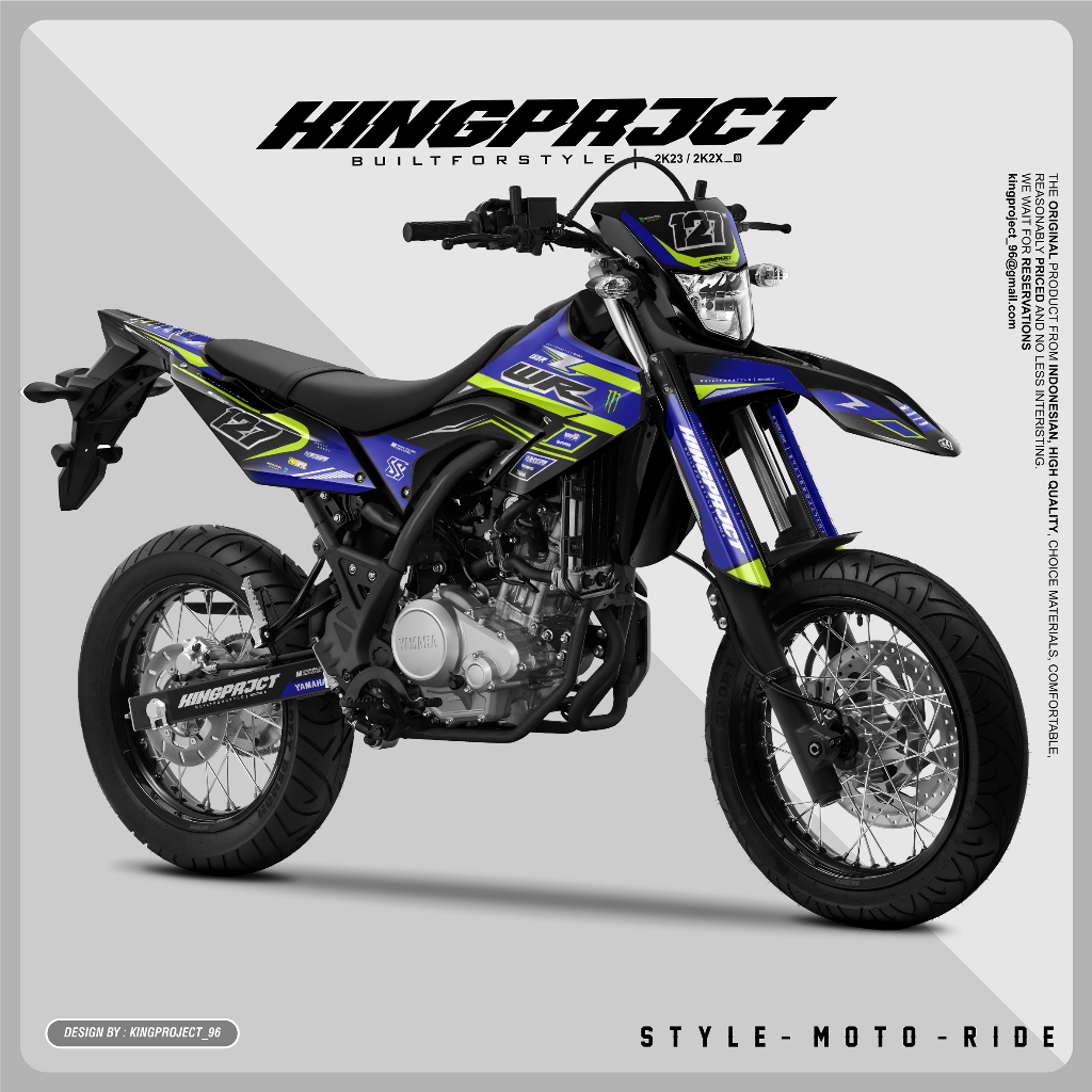 Decal WR 155 Full Body Custom Design Warna Stabilo  Kingproject