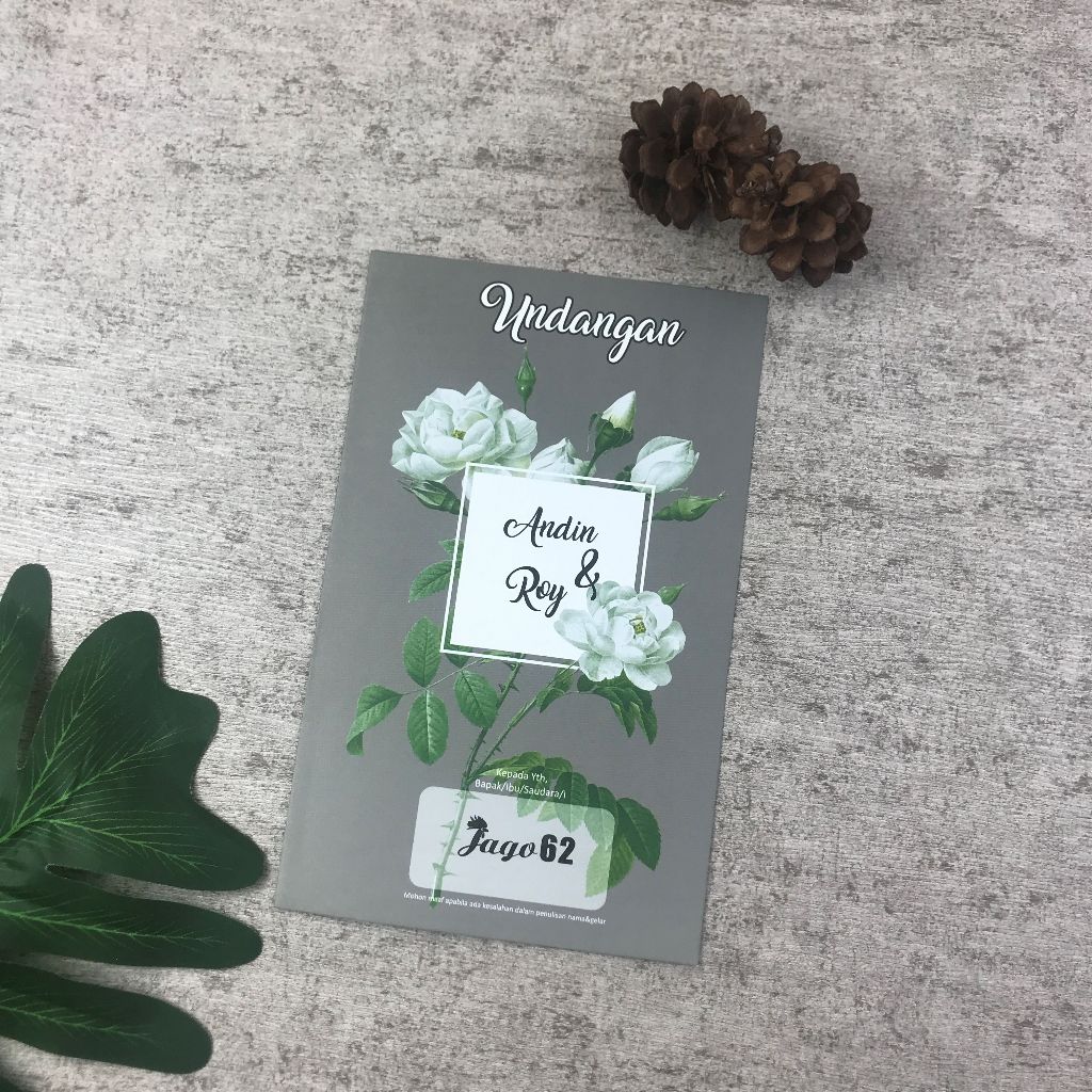 Blangko Undangan Pernikahan Jago 62 Termurah