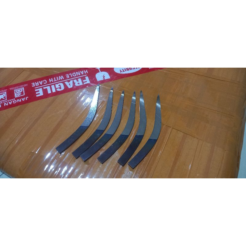 Hss bahan taji ayam Julia ungu 12 cm x2.5mm harga perbatang