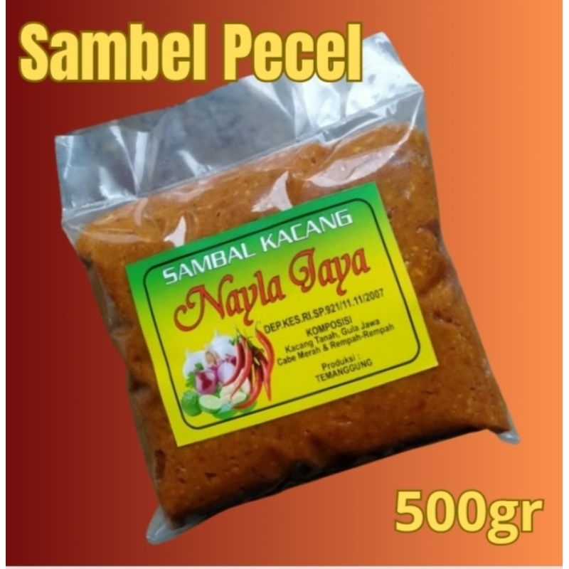 

sambal pecel 500gr sambel kacang bumbu pecel instan tanpa pengawet bisa (COD)