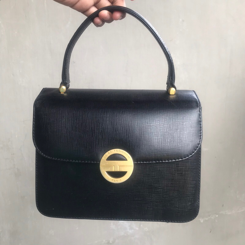 PACO RABANNE HAND BAG I Genuine Leather I Preloved Branded Bag I Fafa Preloved Store