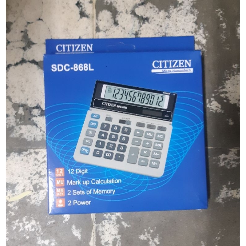 

Calkulator Citizen 868