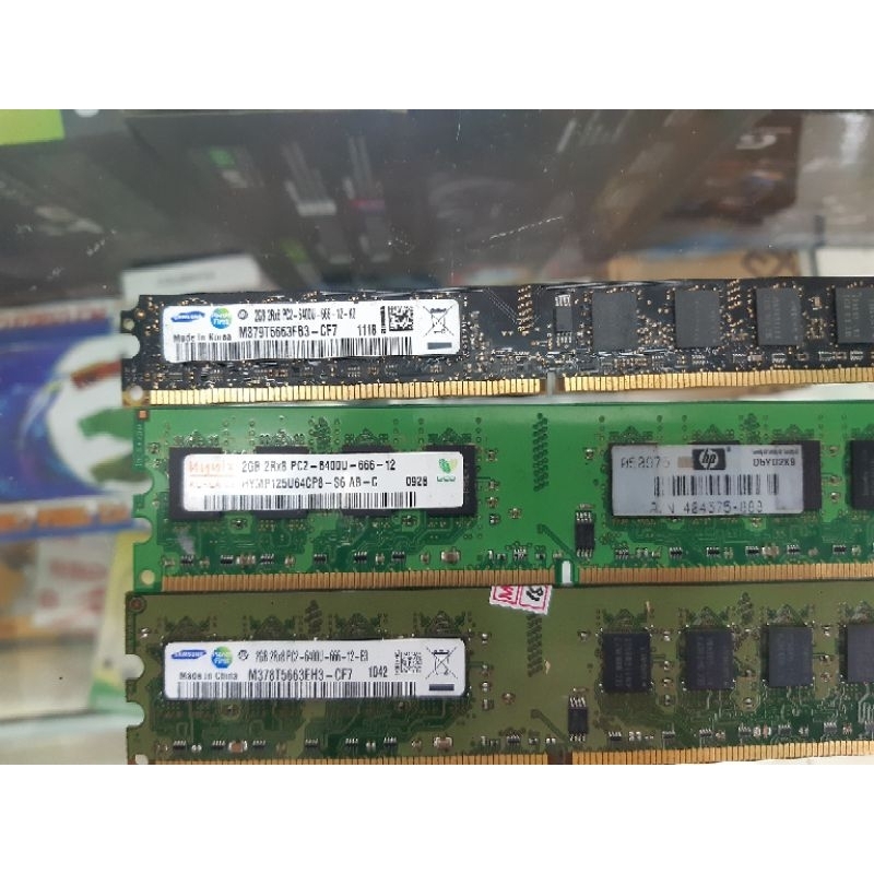 ram pc ddr2 2gb pc 5300/6400