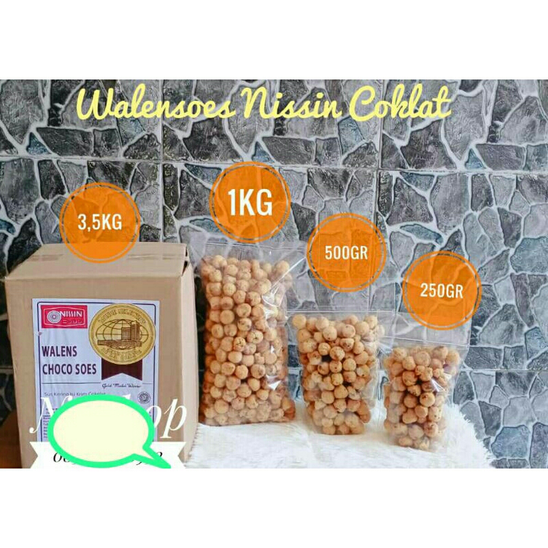 

500gr Walensoes / Soes coklat / Walens soes nissin